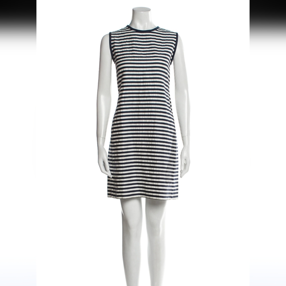 Max Mara striped mini shift dress